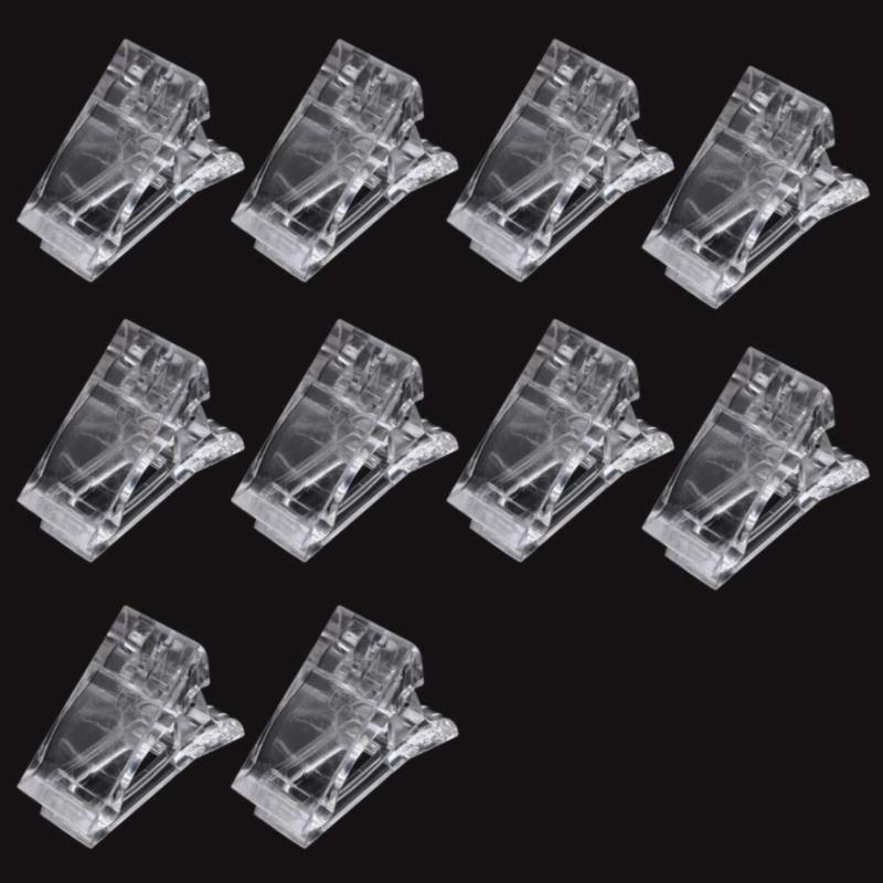 5Pcs Nail Tips Clip Quick Building Poly Builder Gel Diy Extension Clamp Clips