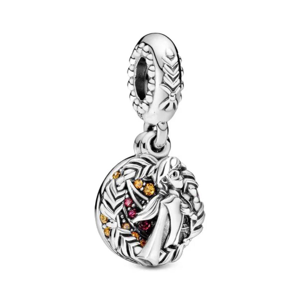 New 925 Silver Miniso  Mouse Castle Hat Princess Pendant For Bracelet DIY Exquisite Jewelry