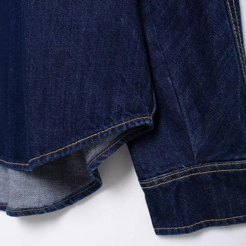 Kaslead New Arrival Women's Clothing Fashion Style Stylish Simple and Versatile Denim Shirt Jacket 0250270