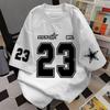 Vintage T-shirt No. 23 Oversize INFILESS Top Motif Sports Jersey Number 23