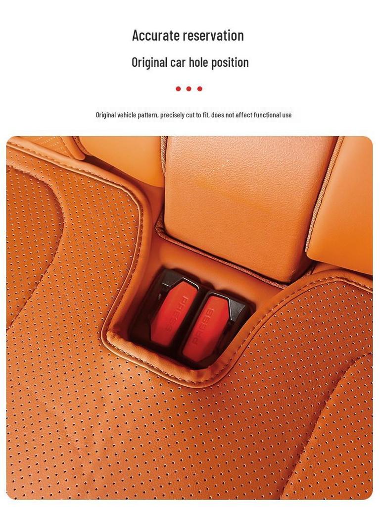 Galaxy M9 Perforated Breathable Semi-Enclosed Seat Cover for All Seasons