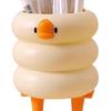 Pen Holder Cartoon Style Ice Cream Duck Shape Pen Organizer Large