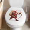 Santa Claus Archery Bathroom Bathroom Toilet with Home Decoration Stickers