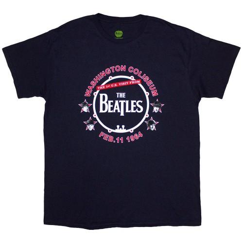 The Beatles Unisex Adult Washington Â´64 Drum T-Shirt