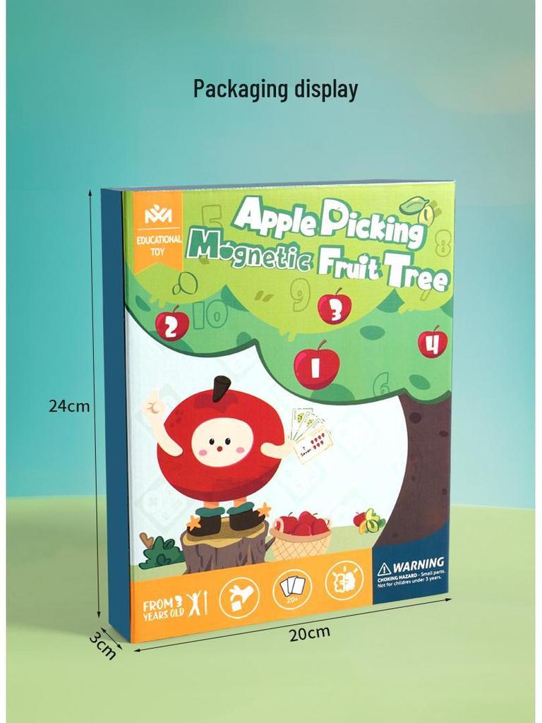 Kids' Arithmetic Apple Tree Building Blocks - Educational Game for Boys & Girls