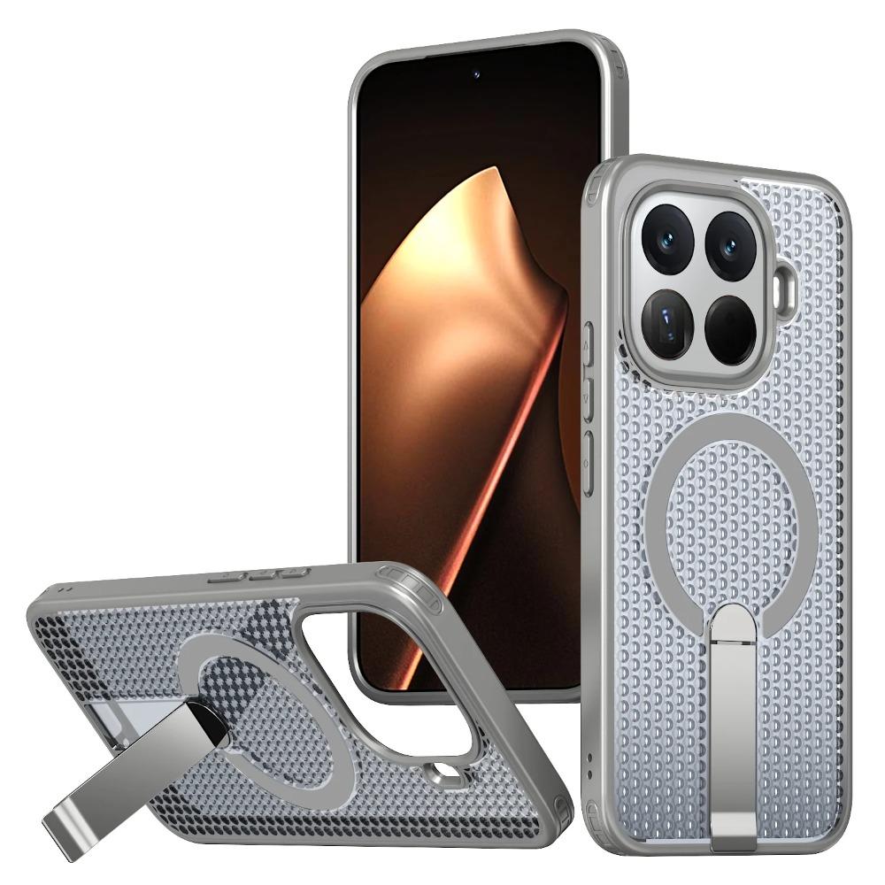 

Magnetic Breathable Cooling Case For Xiaomi 17 Pro Max 15T 14T POCO F7 X7 Ultra Pro 5G Foldable Kickstand Drop Protection Cover Poco X7 Pro