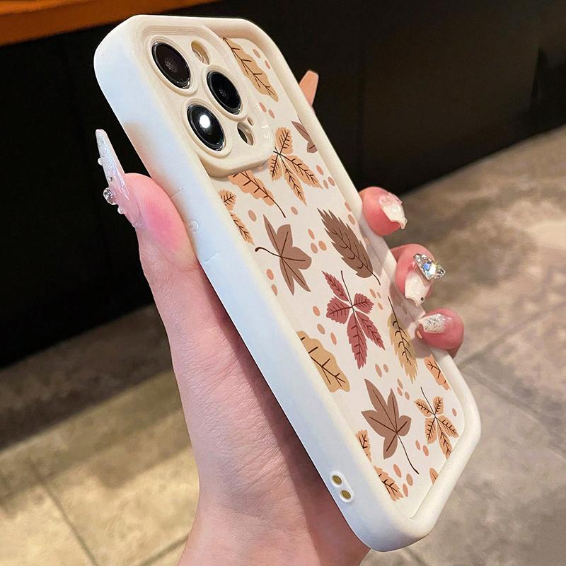 Autumn Leaves Artistic Silicone Phone Case For Xiaomi Redmi Note 14 13 12 Pro Plus 5G 12S 11 10 Redmi 13 12 14C 13C 12C 4G Cover