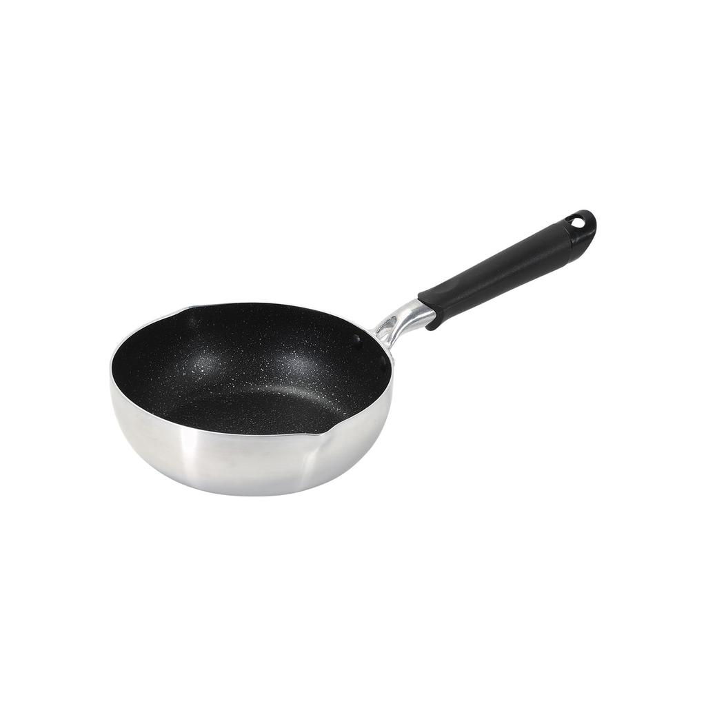Pearl Metal Extra Deep Frying Induction Passed Abrasion Metal Spatula Marble Diamond Pan, 20cm, Double-Sided, Compatible, 500,000 Tests, Compatible,