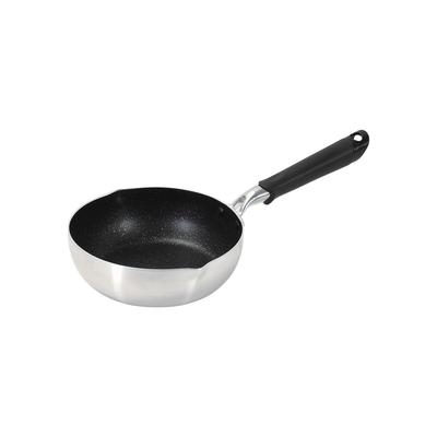 Pearl Metal Extra Deep Frying Induction Passed Abrasion Metal Spatula Marble Diamond Pan, 20cm, Double-Sided, Compatible, 500,000 Tests, Compatible,