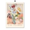 Gustav Klimt Vase Sunflowers Butterfly Vintage AbstractPainting Art Canvas  Posters And Prints Wall Pictures For Bedroom Decor