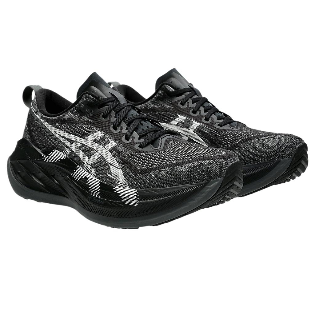 Asics SUPERBLAST 2 Anti Slip Wear Resistant Low Top Running Shoes Unisex Black White