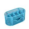 Wholesale Metal Pen Holder Creative Desktop Storage Nine Grid Multi Functional Pen Holder Storage Box Student Stationery Supplies YLE238