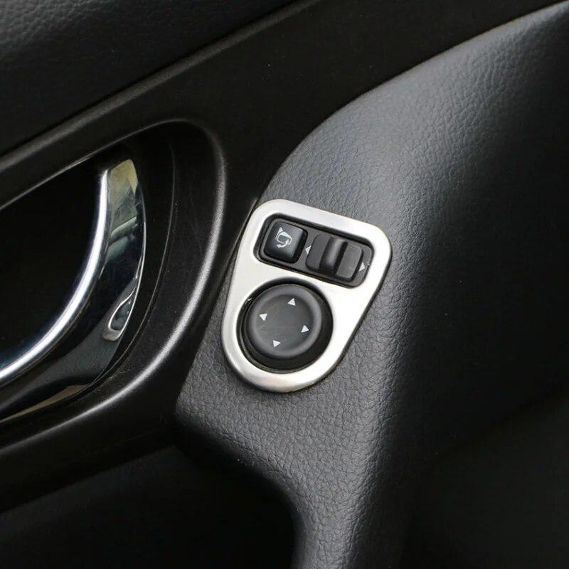 My Good Car Rear-view Mirror Switch Rearview Mirror Knob Sequins for Nissan Xtrail T32 2014 -  Qashqai J11 2016 -