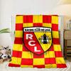 Racing Club De Lens Crest Portable Blanket/Soft Blanket Bedding Blanket Suitable for Travel Camping Living Rooms Offices Sofas Fan Gifts
