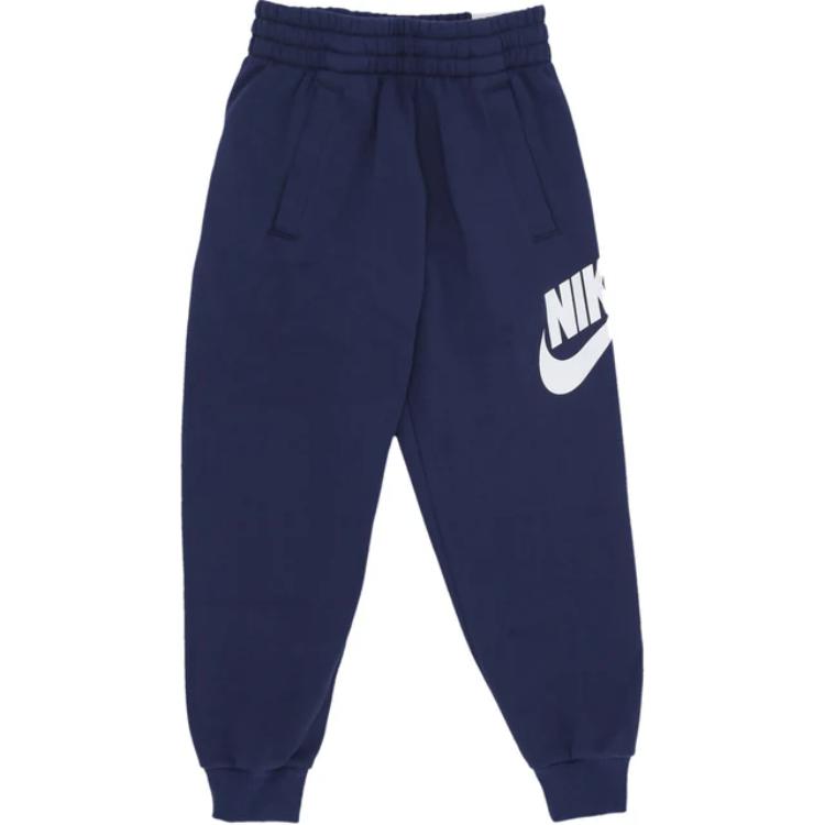 Nike Knit Sports Pants For Kids With Letter Laces Casual Fleece Deep Navy Kids Bottoms FD2995410