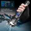 XHP390 Most Powerful Flashlight Usb Rechargeable Flashlight Strong Light Military Tactical Lantern Camping Hunting Outdoor Torch