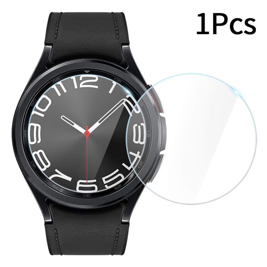 Härdat Glasfilm för Samsung Galaxy Watch 6 40mm44mm Reptålig Klar Skärmskydd för Galaxy Watch 6 Classic 43mm 47mm