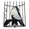 2pcs Birdcage Wind Chime Door Bells Decorations for Home Garden Backyard Hanging