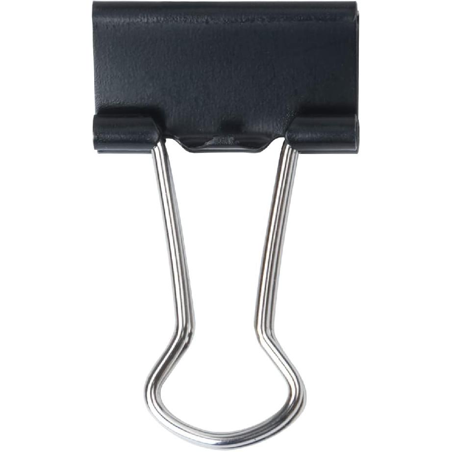 Metal Small Binder Clips for Paperwork,50 Pack 3/4 Inch Paper Clamps Clips Office Supplies,Mini Black