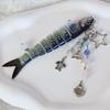 Plastic Fish Keychain Simulation Backpack Pendant Creative Keychain Pendant  Gifts