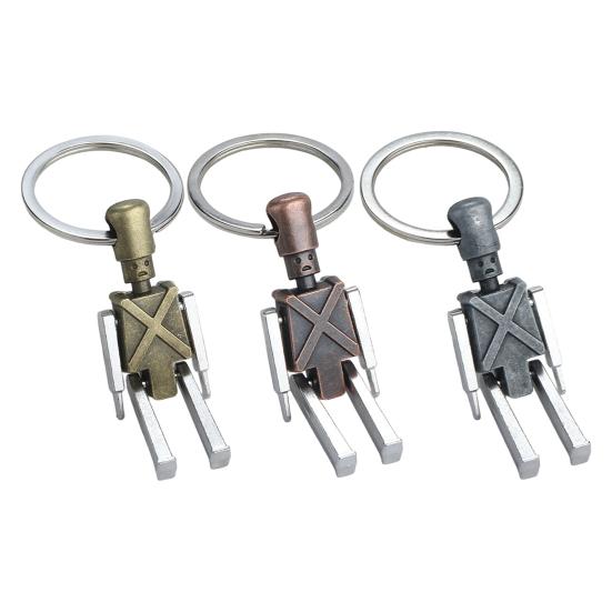 Creative Robots Keychain for Car Keys Purse Handbag Backpack Travel Bag Robot Pendant Keychains Cute Keychains Gifts for Men Friends Teacher Robot