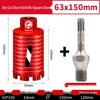 Compact Electric Hammer Water Drill Bit Set for Sharp Hole Opening in Range Hood, Wire Box, and Wall.