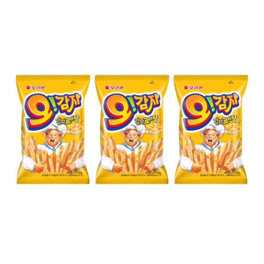 Orion Oh! Smak Gratin ziemniaczany (50g / 95g), Smak cebulowy (95g), Smak sosu BBQ do maczania (136g), Smak sosu słodko-pikantnego do maczania (136g)  (16 opcji)