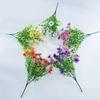 Fake Plants Artificial Pansy Flowers Fall Decor DIY Floral Simulated Violet Bouquet Realistic Home Decoration Simulation Flowers