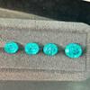 Paraiba Neon Blue Oval Loose Stones - Gemstone with High-Quality Crushed Ice Texture