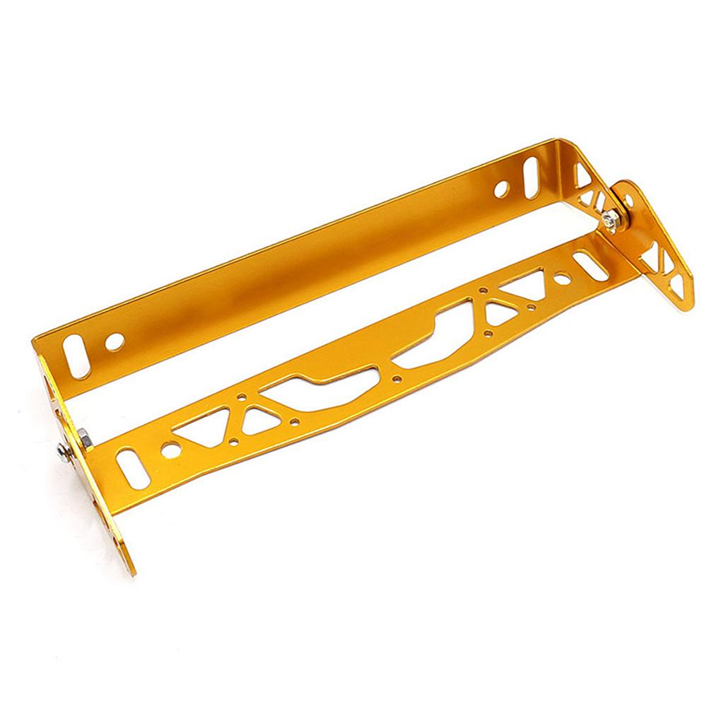 Frame For Car Number - Rust Resistant Weatherproof Durable Gift Unique Car License Plate Frame gold 24.5*21*3cm