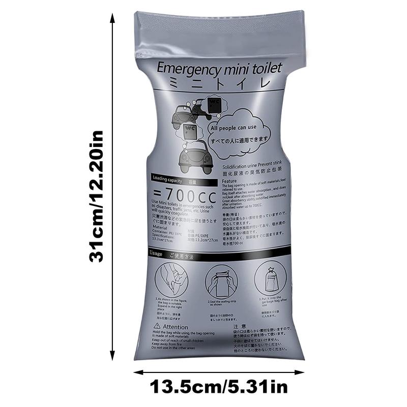 Urine Bags For Travel 700ml Unisex Portable Vomit Bags Leak Proof Travel Urine Bag Safe Camping Pee Bag For Men Women Children