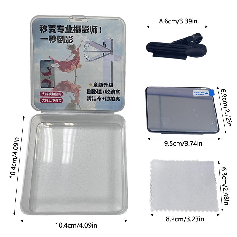 Himmelspiegel Handy Reflexion Aufnahme Clip Einstellbarer Winkel Spiegelclip Outdoor Reise Handy Reflektor Aufnahme Artefakt