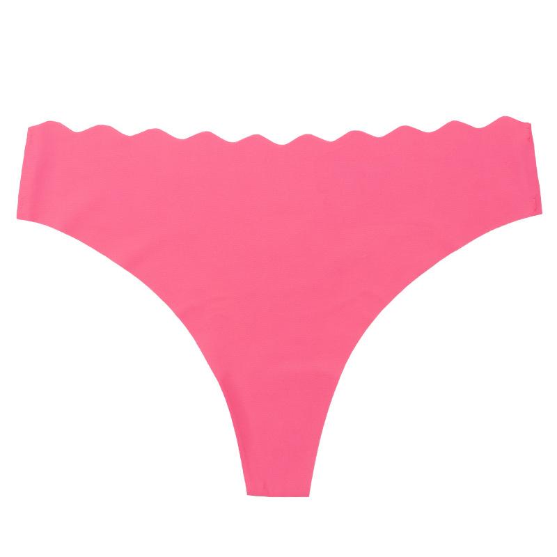 Dam Vår Sommar Enfärgad Utskuren Våg Midja Helkropp Låg Midja Osynliga Trosor