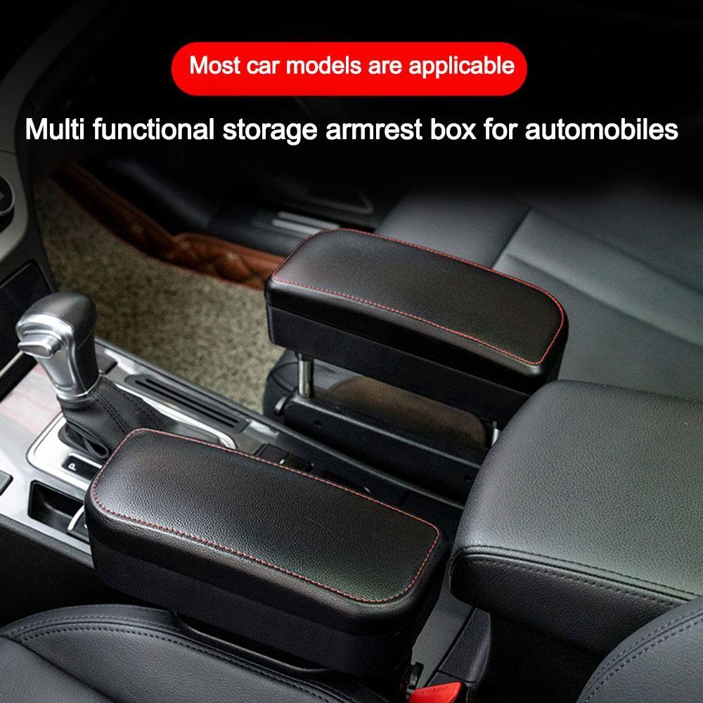 Universal Car Seat Gap Organizer Adjustable Elbow Support NEW Car Armrest Box  Car Interior