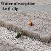 Coral Fleece Emboss Bathroom Cashmere Thickening Mat Bath Non-slip Carpets In Wash Basin Bathtub Side Floor Rug Shower Room Doormat Memory Foam 3D Pad