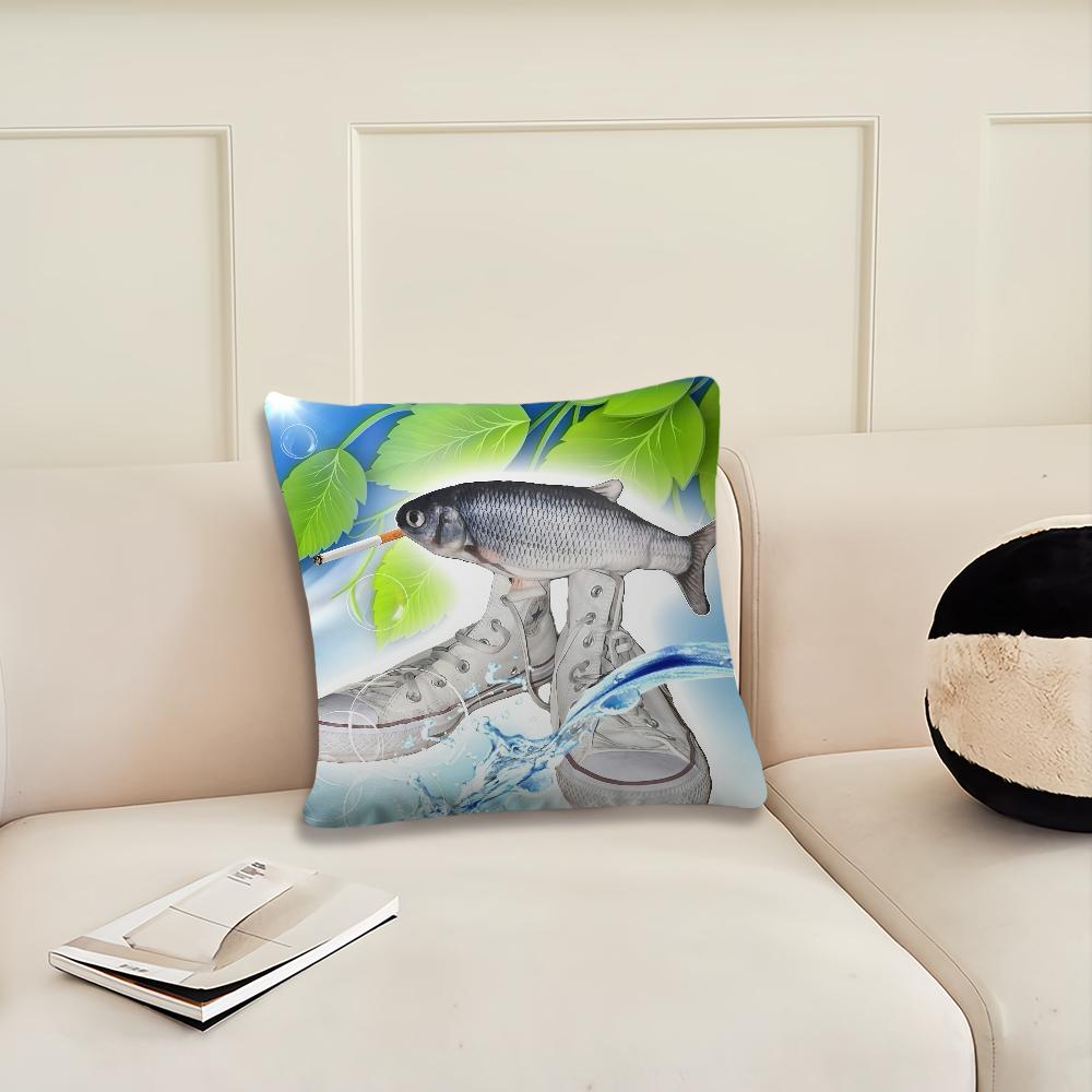 Funny Frutiger Aero Art cushion cover Pillow Cover Decoration Room Home Sofa living Office Car Nordic Simplicity