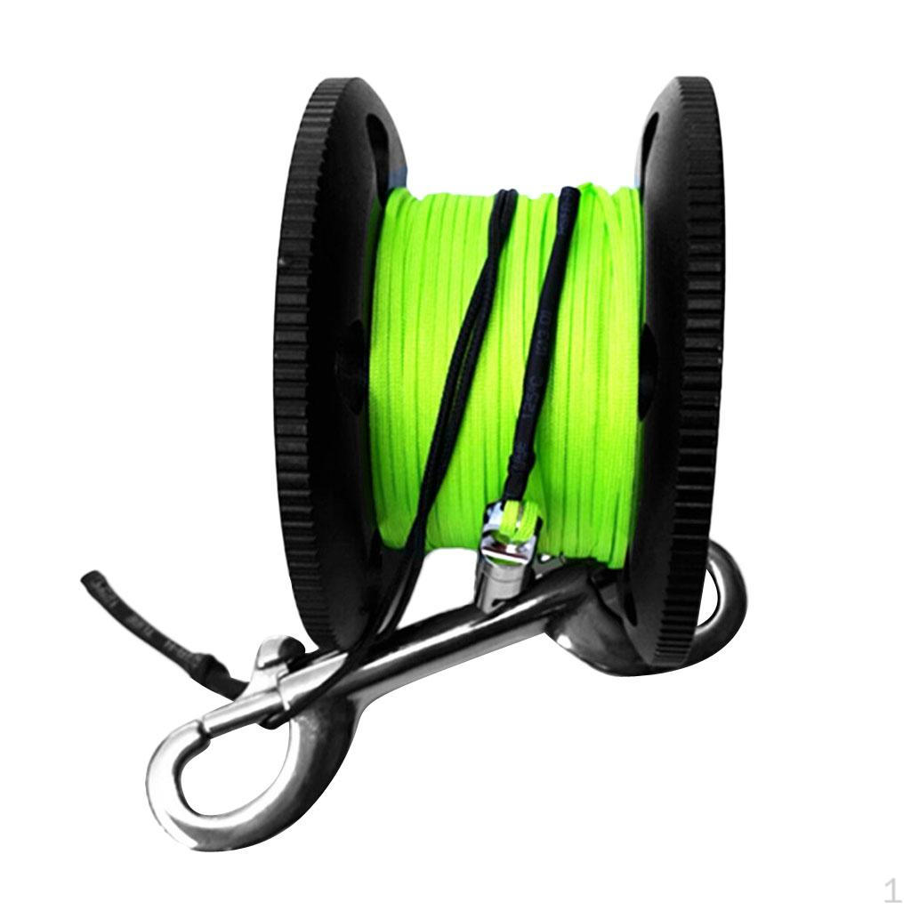 164ft Small Finger Spool for Scuba Diving Snorkeling - Lightweight Aluminum Alloy