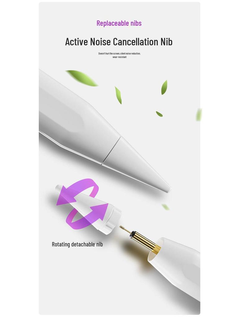 Magnetic Capacitive Stylus - Apple Pencil Alternative, Compatible for iPad Handwriting