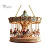 Santa Claus Carousel Pendants Christmas Carousel/Snow Cottage Hanging Ornament, Double-Sided Double Sided Printed Acrylic Charms Pendant for