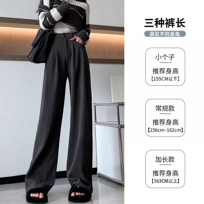 Womens Corduroy Straight Leg Trousers High Waist Wide Pants Fall Winter 2026 Plus Size Comfortable Casual