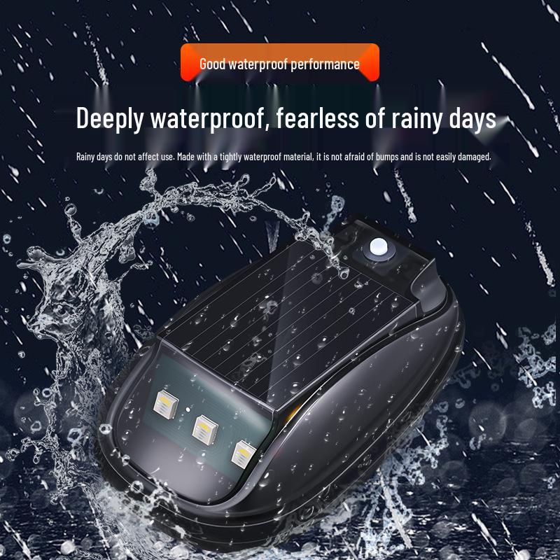 Solar Car LED Wireless Roof Strobe Light with Remote Control - Anti-Collision & Navigation Warning.