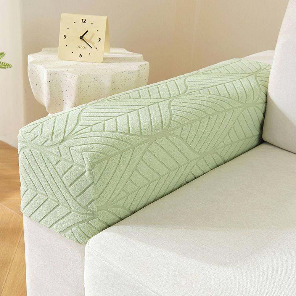 Universal Stretch Sofa Armrest Cover Elastic Jacquard Fabric Sofa Cover Anti-slip Couch Arm Protector for Home Furniture Decor