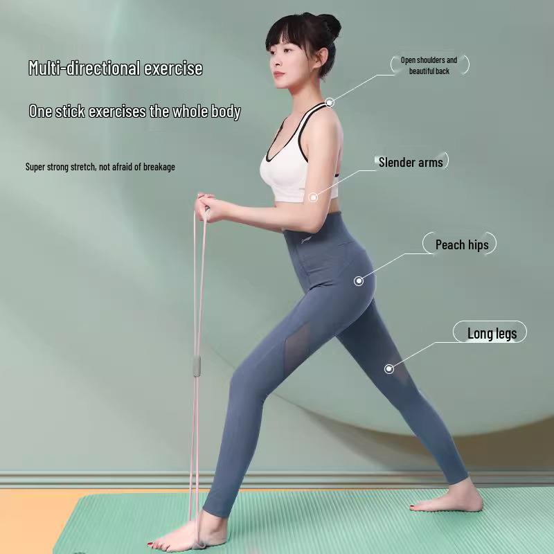 Figure 8 Resistance Band for Shoulder and Back Yoga Stretching Fitness