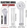 Multi Functional Dust Cover 2-in-1 Design Drill Storage Box Dust Collector  Wall Drilling