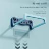 Newcomer 0.71 - Foldable Wall-Mounted Punch-Free Bathroom Washbasin Storage Rack