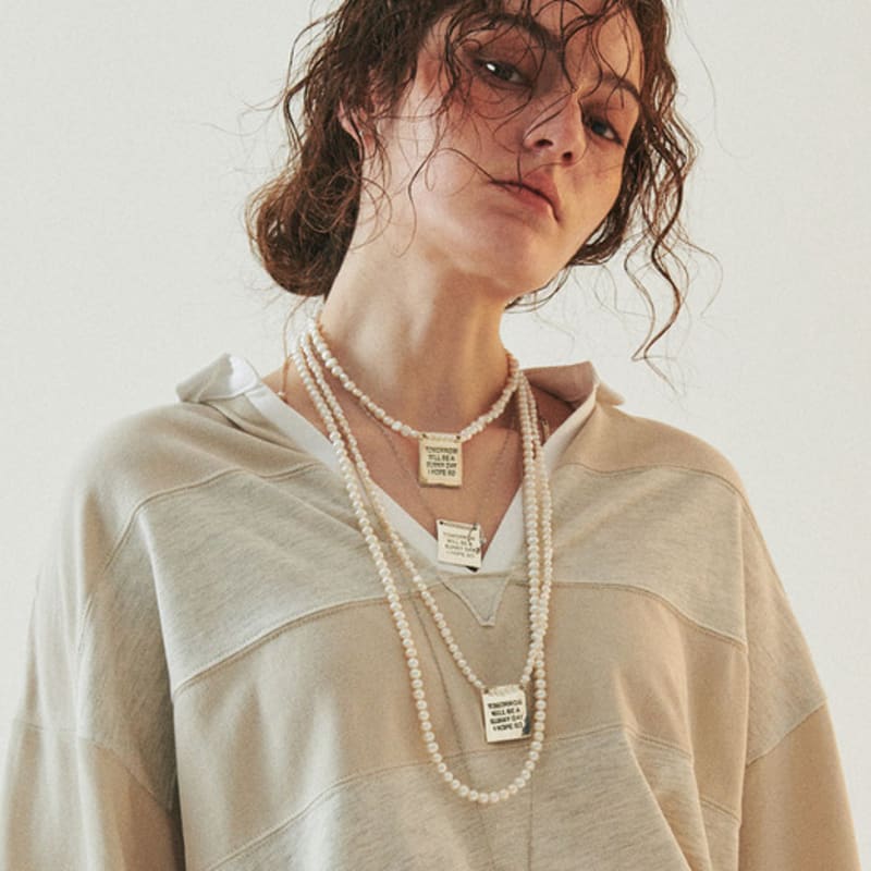 August Harmony Long Picket Necklace