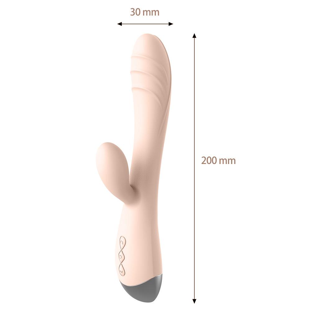 Rambo Series Charging Double G-Spot Vibrator Female Masturbation Massage Vibrating Spear Adult Supplies