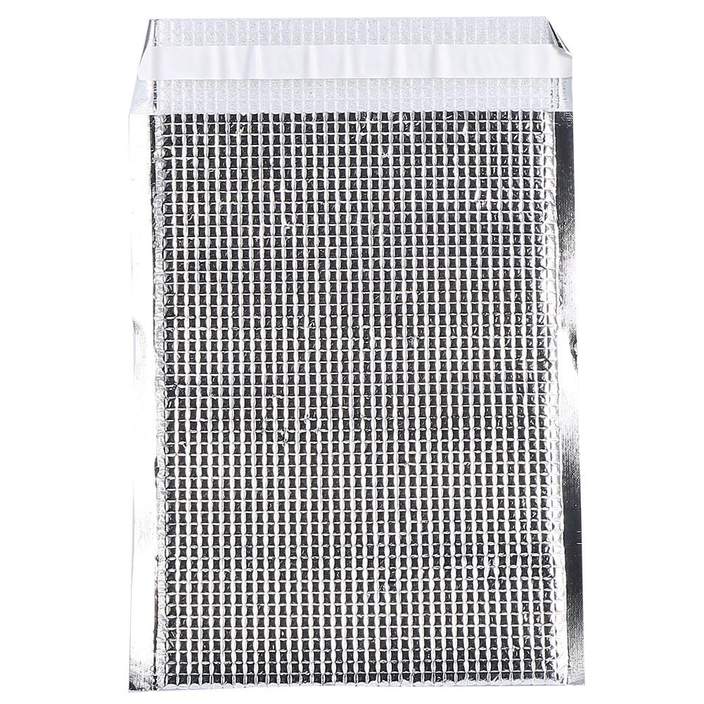 10 stücke set Einweg Aluminium Folie Isolierte Lebensmittel Lagerung Tasche Thermische Kühler Silber (20 * 25cm)