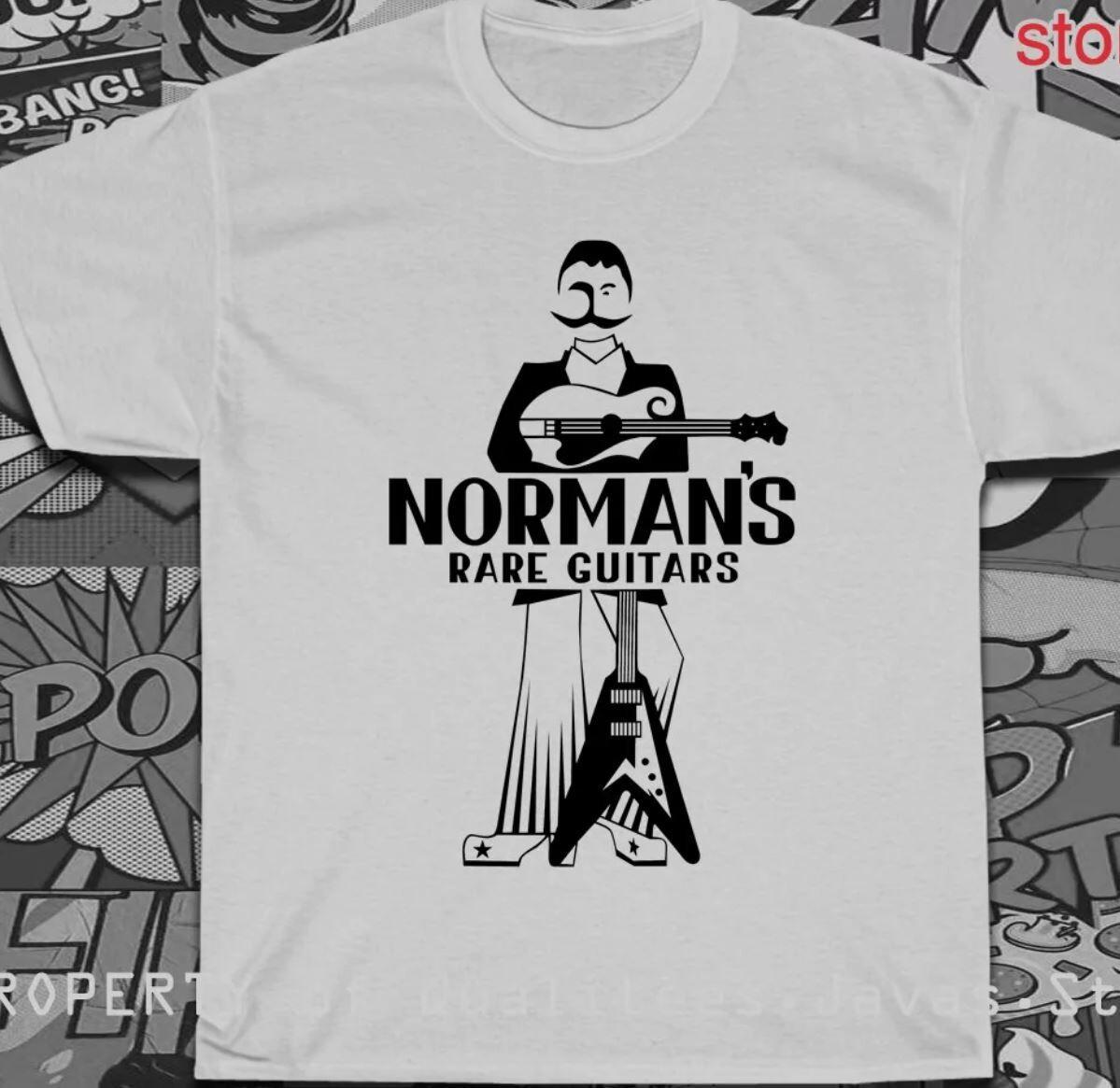 New Normans Rare Guitars EST 1975 Men s T-Shirt Mens Womens Tees Top American Size S-5XL T-Shirt Mens Womens Tees Top XL