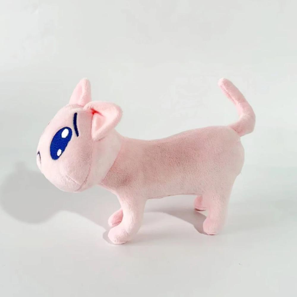TreasuringU 20cm Pink Cat Plush Toys Kawaii Cartoon Cat Stuffed Dolls Cute Unhappy Cat Plushie Toy Birthday Gifts